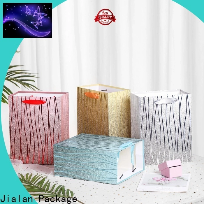 Jialan Emballage personnalisé avec un joli vendeur de sacs en papier pour emballer des cadeaux 1
