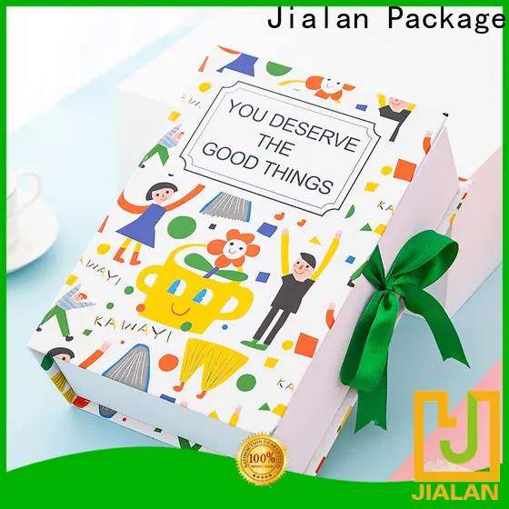 Jialan حزمة مصنع علب الهدايا الورقية الأعلى لمحلات الهدايا 1