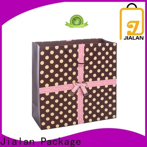 Jialan Package cost saving custom printed paper bags factory for gift packing 1