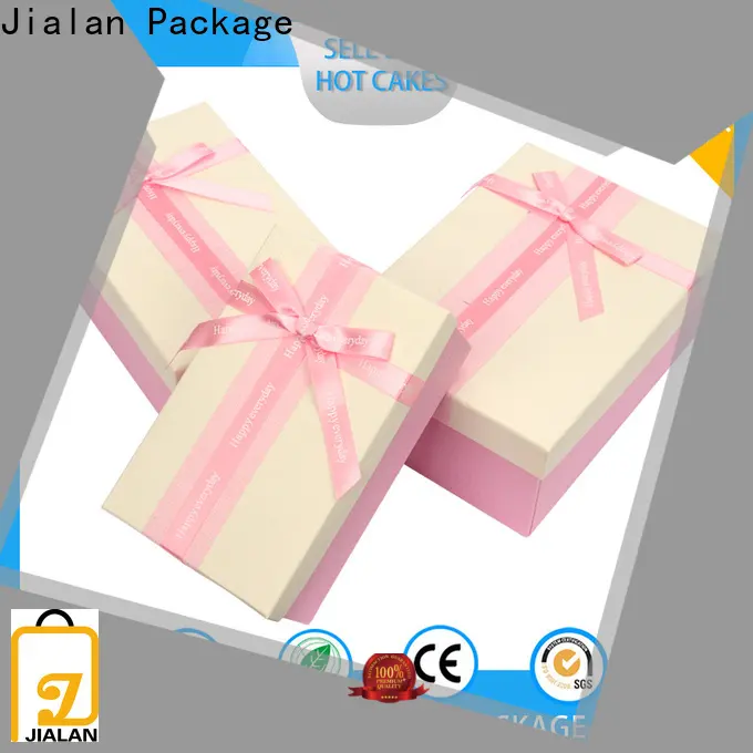 Jialan Fabricante de cajas de regalo de papel para embalaje para embalaje de regalos navideños 1