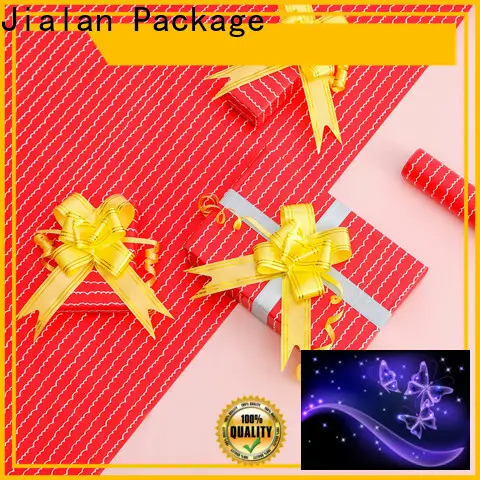 Jialan حزمة تكلفة ورق تغليف الهدايا المخصصة لهدايا عيد الميلاد 1