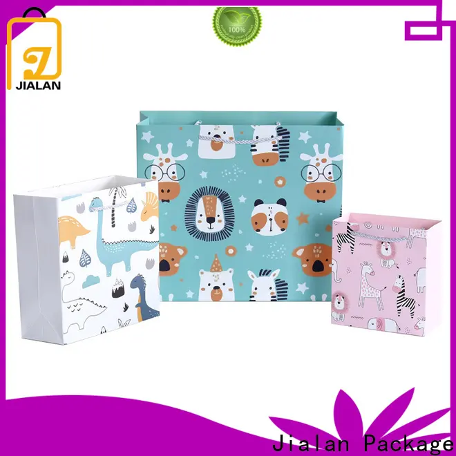 Jialan Emballez des sacs-cadeaux roses pour les cadeaux des enfants 1