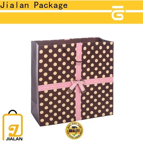 Jialan قم بتغليف أكياس الهدايا الصغيرة مع شركة مقابض لتغليف هدايا العيد 1