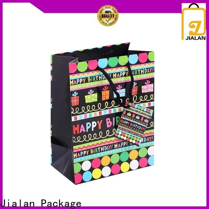 Jialan Usine de sacs-cadeaux en papier blanc économique pour l'emballage de cadeaux 1