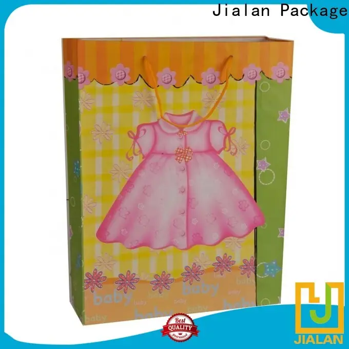 Jialan Paquete de fábrica de bolsas de regalo de papel blanco para empacar regalos 1