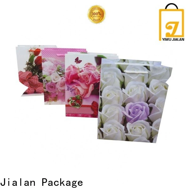 Jialan Emballage personnalisé de sacs-cadeaux imprimés personnalisés en usine pour emballer des cadeaux d'anniversaire 1