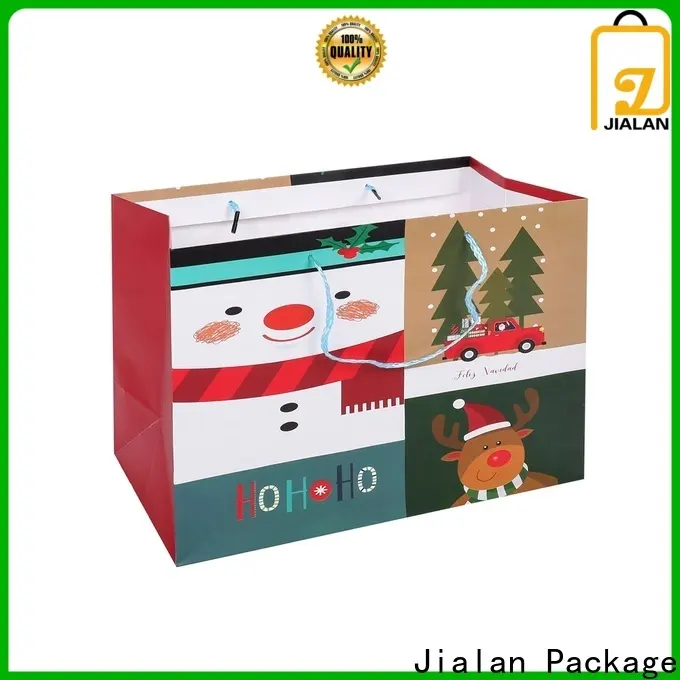 Jialan Fourniture de sacs à provisions personnalisés permettant d'économiser des coûts de paquet pour l'emballage de cadeaux de vacances 1
