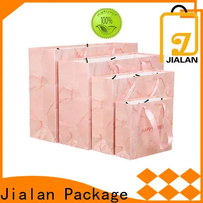 Jialan أكياس ورقية مطبوعة مخصصة لتوفير تكلفة الحزمة للبيع لتعبئة هدايا عيد الميلاد 1