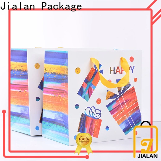 Jialan Emballage de sacs-cadeaux en papier en gros pour les boutiques de cadeaux 1
