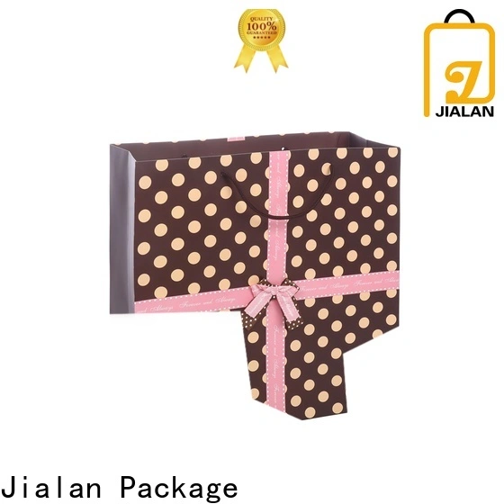 Jialan شركة أكياس الهدايا الورقية البيضاء لتغليف هدايا العيد 1