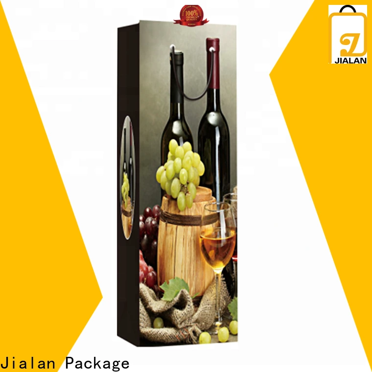 Jialan Package paper wine bottle bags supplier for wine stores 1