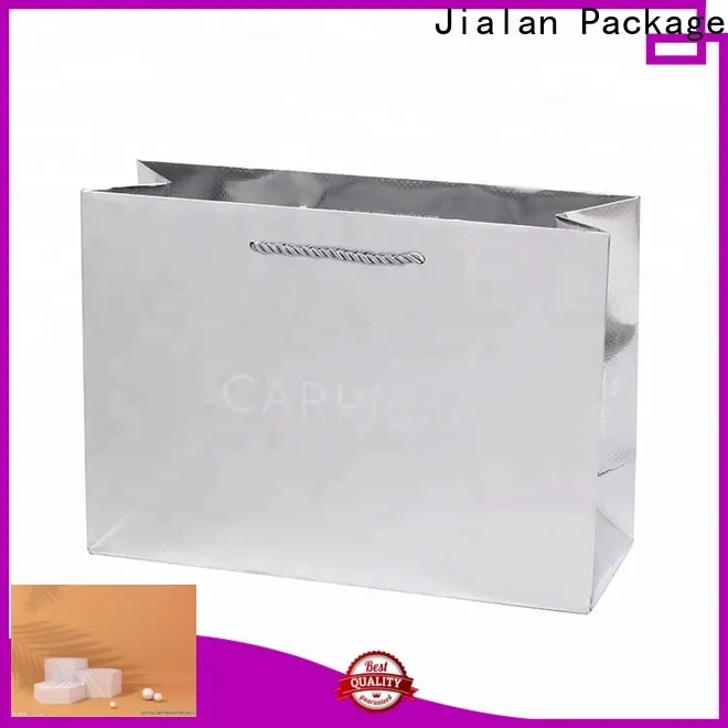 Jialan Package custom printed paper bags with handles supplier for advertising 1