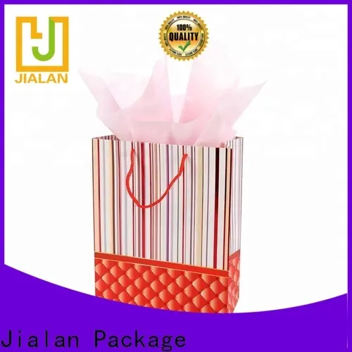 Jialan Package brown gift bags with handles supply for holiday gifts packing 1
