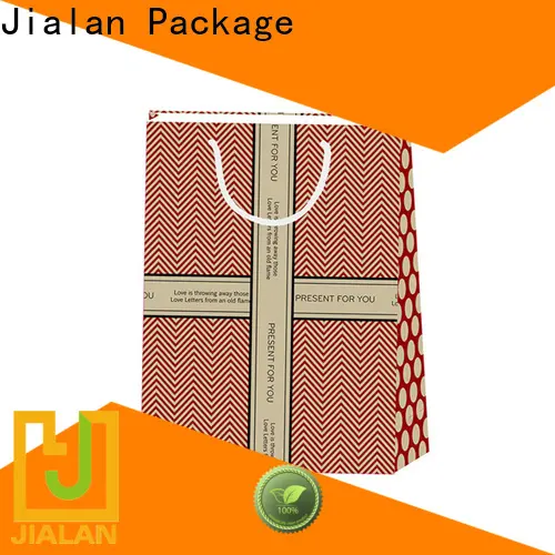Jialan Confezione di sacchetti regalo personalizzati in carta kraft per l'imballaggio di regali 1
