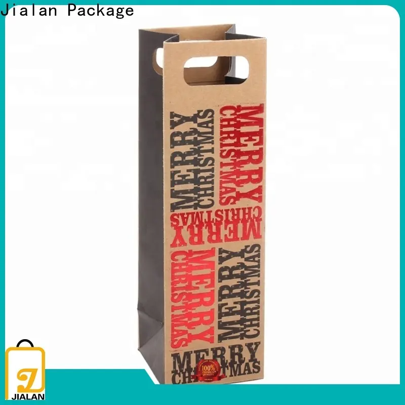 Jialan Paquete de fábrica de bolsas de regalo de vino personalizadas para tiendas de vinos. 1