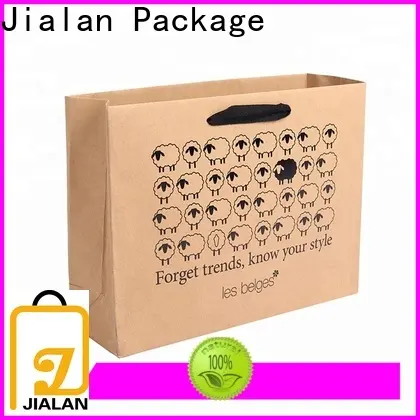 Jialan Sacs en papier de qualité imprimés avec logo en gros pour la publicité 1