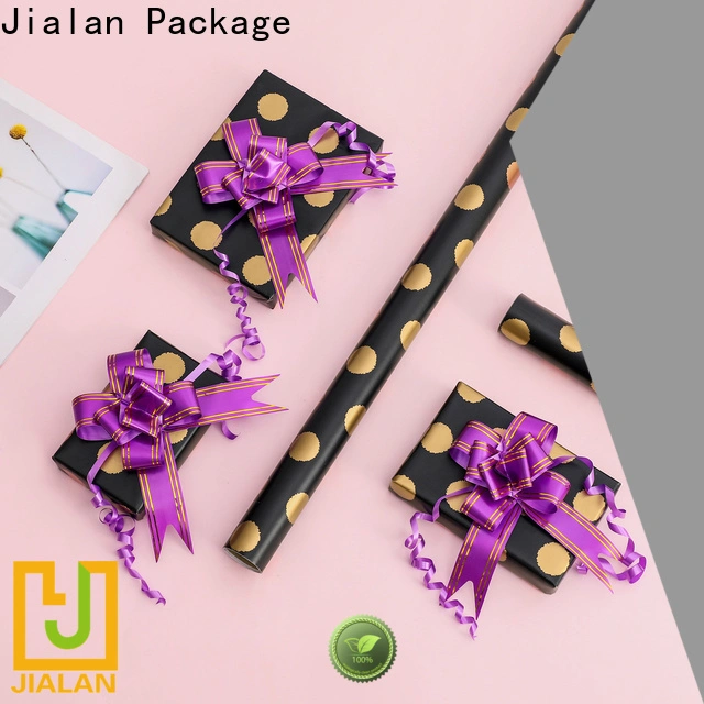 Jialan Pacchetto Fabbrica all'ingrosso di carta da imballaggio sfusa personalizzata per pacchetti regalo 1
