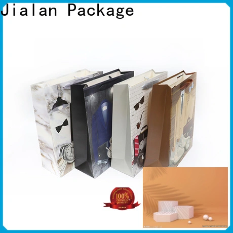 Jialan Paquete Proveedor de bolsas de papel impresas de calidad para empacar regalos de cumpleaños 1