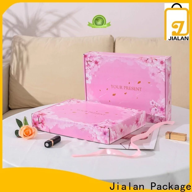 Jialan حزمة صناديق مموجة سوداء توريد البريد للشحن 1