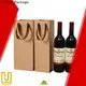 Jialan Paquete personalizado de empresa de bolsas de botellas navideñas para supermercado. 1