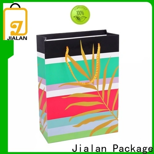 Jialan Package paper shopping bags with handles manufacturer for holiday gifts packing 1