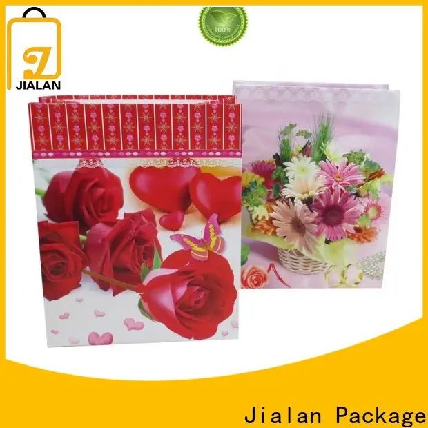 Jialan Confezione personalizzata di buste di carta da regalo per l'imballaggio di regali di festa 1