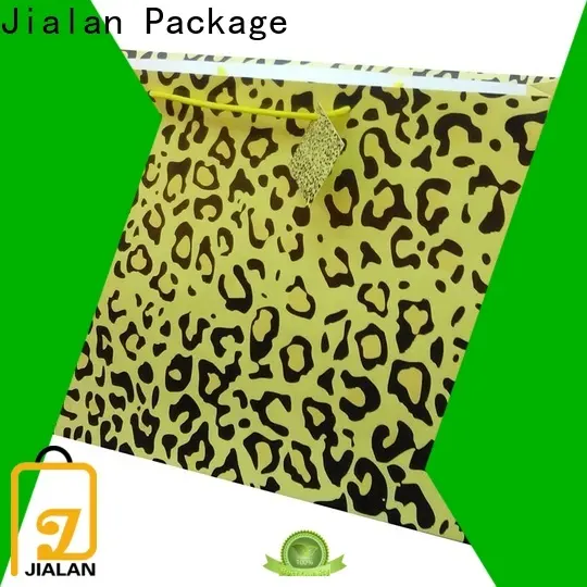 Jialan Paquete de bolsas de compras personalizadas a la venta para embalaje de regalo 1
