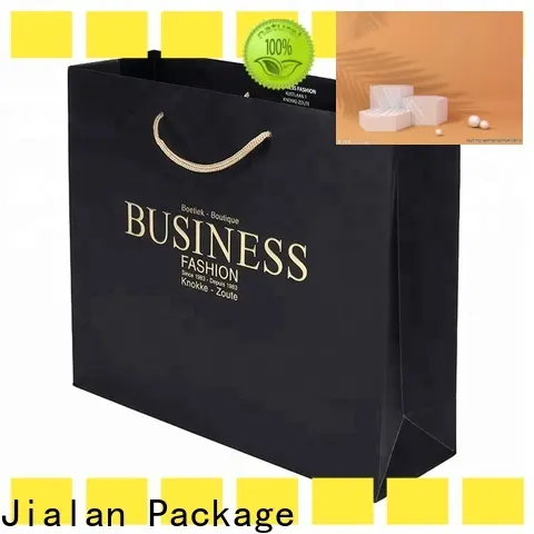 Jialan Package Quality custom printed paper bags with handles manufacturer for goods packaging 1