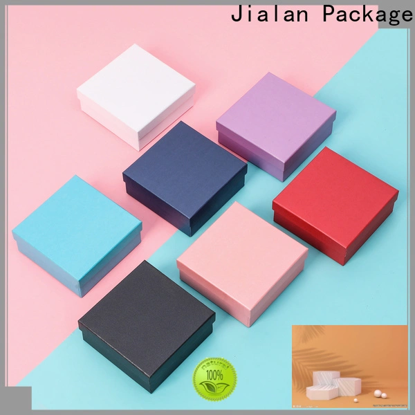 Jialan Paquet de boîtes en papier décoratives sur mesure, vente en gros pour emballer des cadeaux d'anniversaire 1