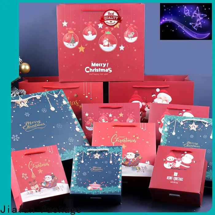 Jialan Package High-quality holiday paper gift bags company for packing christmas gift 1