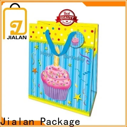 Jialan Confezione di sacchetti regalo bianchi all'ingrosso per l'imballaggio dei regali di festa 1