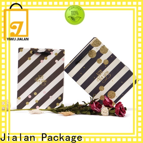 Jialan Paquete de suministro de bolsas de compras personalizadas para embalaje de regalo. 1