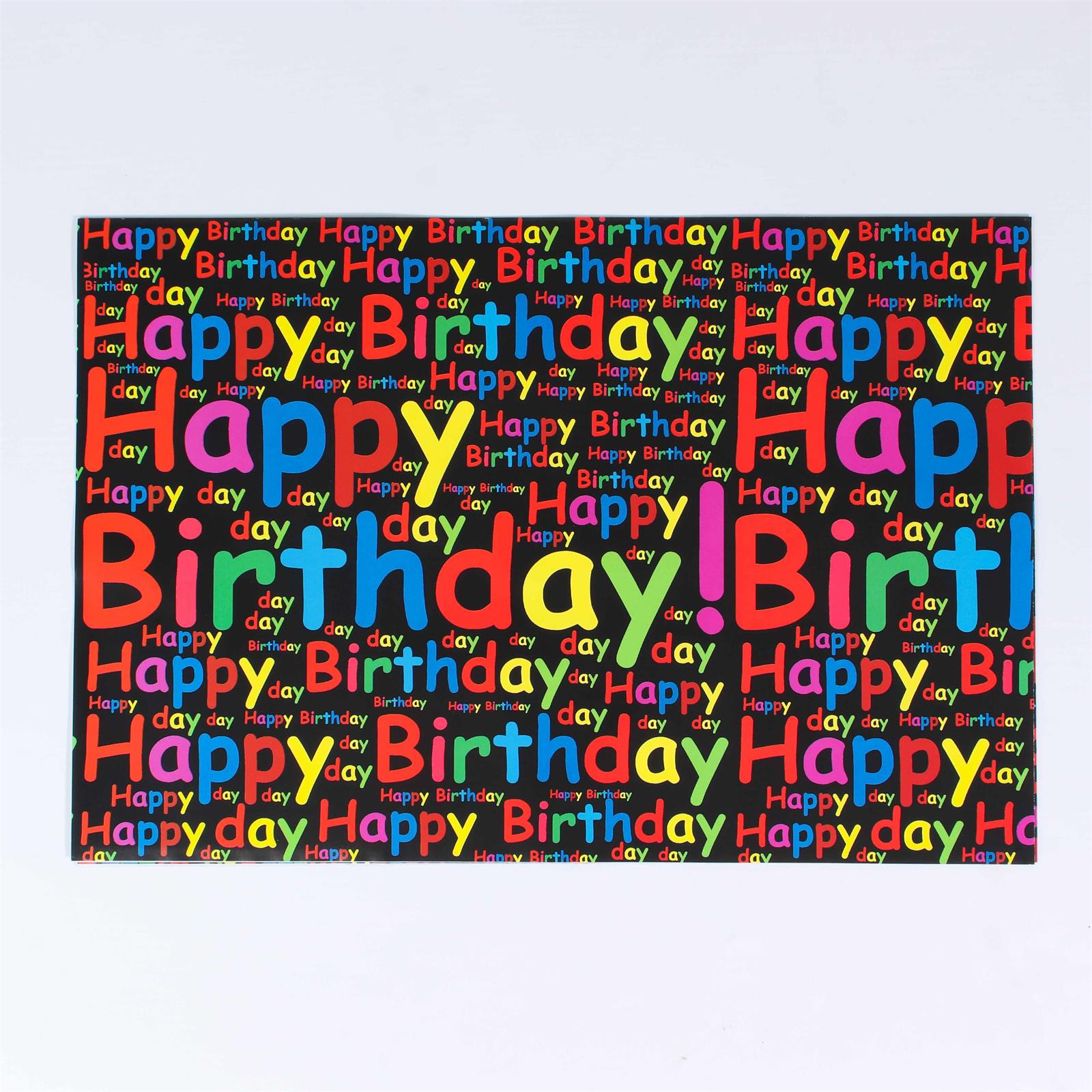 Wholesale Custom Birthday Gift DIY Decor Wrapping Paper disposable lovely coated wrapping paper OEM/ODM 
