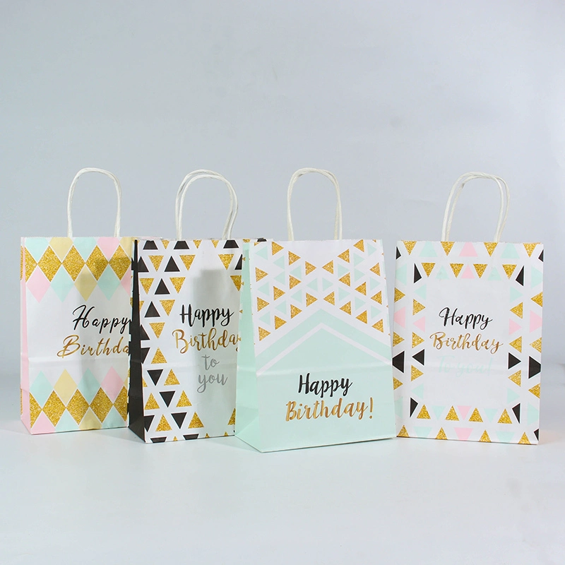 Kraft gift bags for brithday