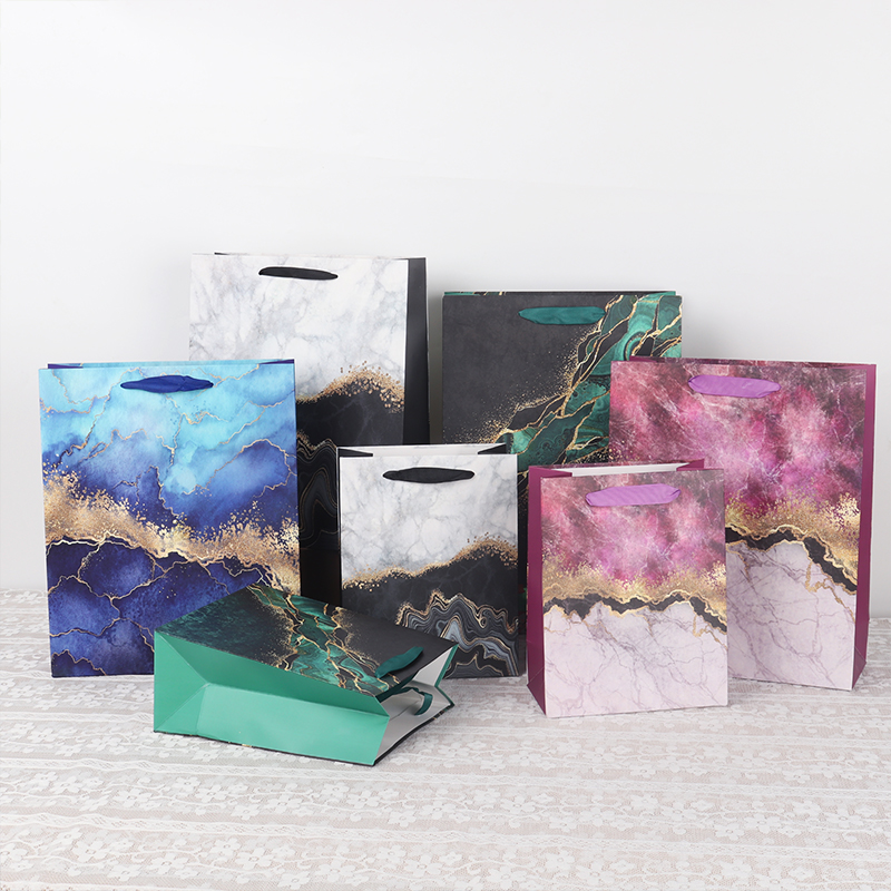 Premium paper shopping bags custom