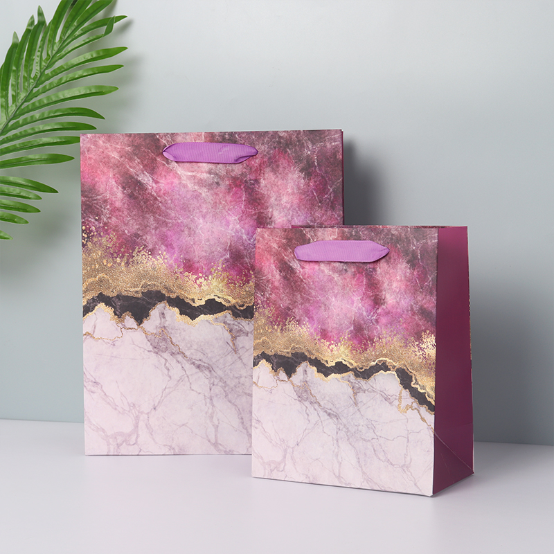 pink premium shopping bags