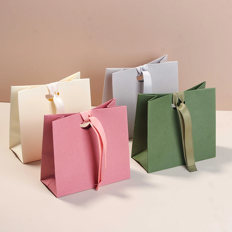 Premium paper shopping bags custom with logo