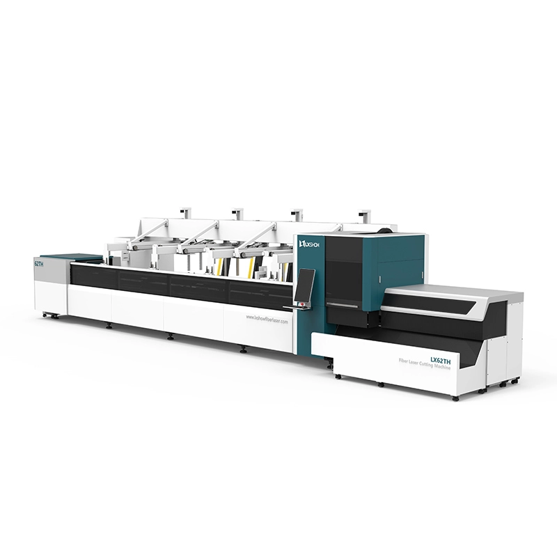Automatic Loading and Unloading Square and circle tube LX62THA Series Metal pipe Fiber laser cutting machine 1