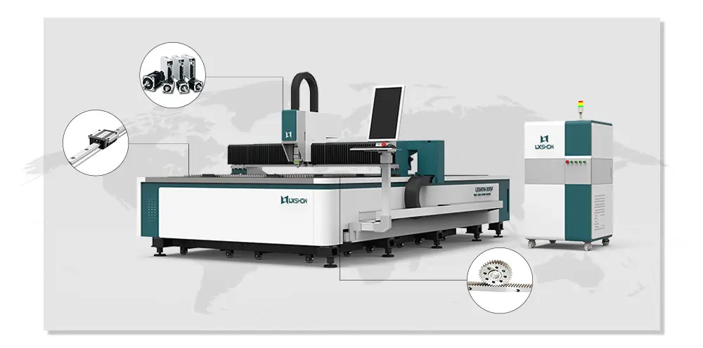 Lxshow laser metal cutting factory price for Cooker1 7