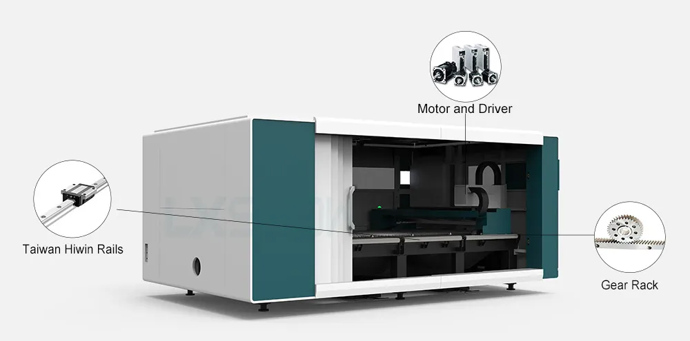 Lxshow controllable laser cutter for metal manufacturer for Clock 6