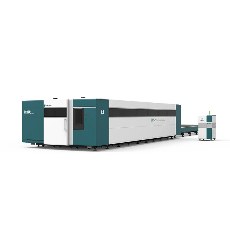 High Power Dual Platform Surrounding Fiber Laser Cutting LX8025P Series for Factory 1