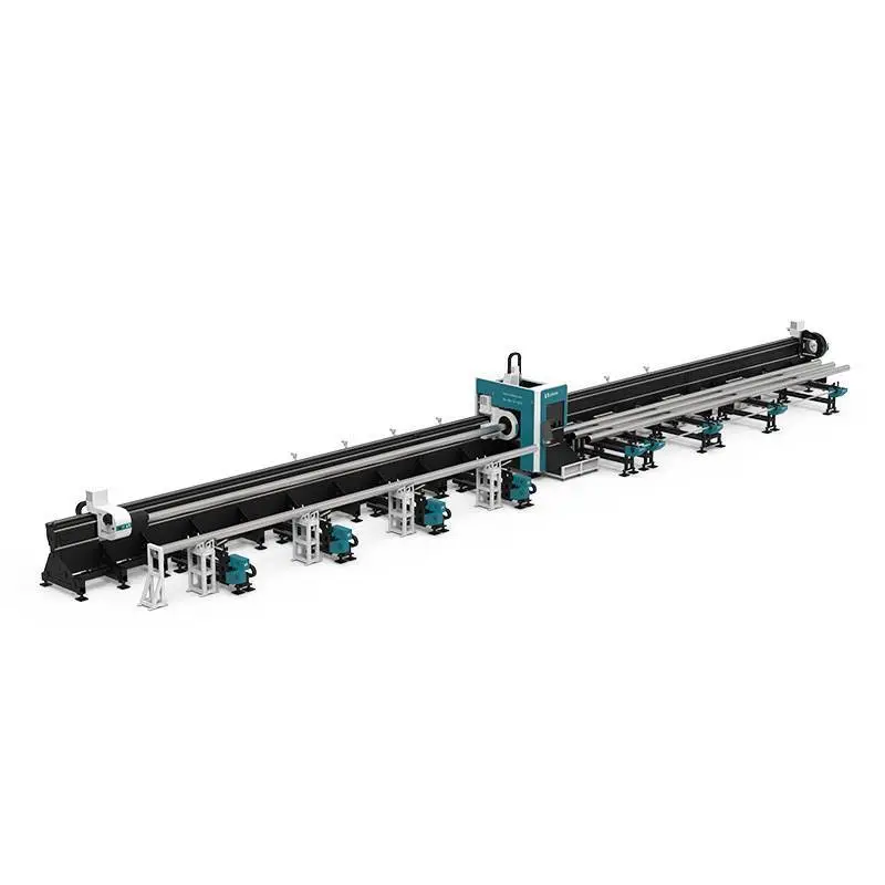 LX124TX Professional Fiber Laser Cutting Machine For Metal Pipe Steel Laser Cutting Machine 1