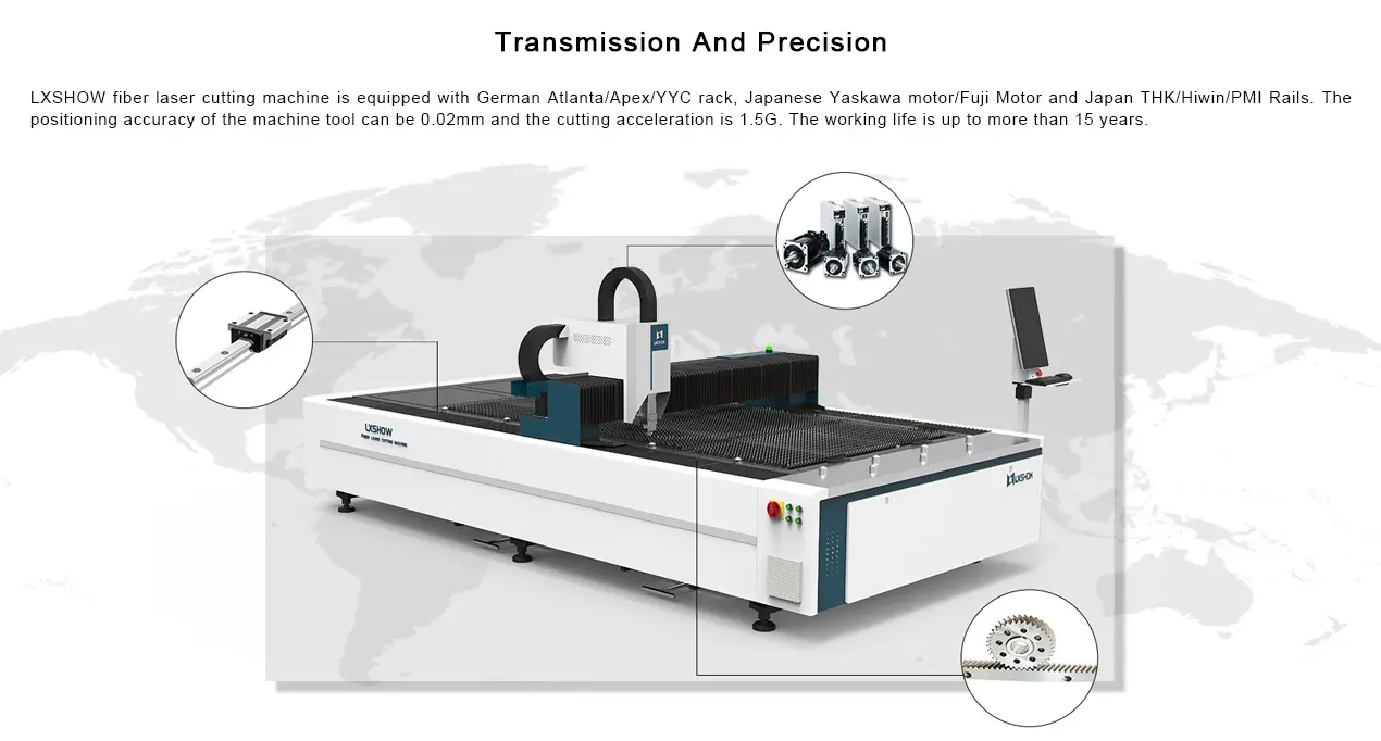 Lxshow creative cnc cutting factory price for Clock 8
