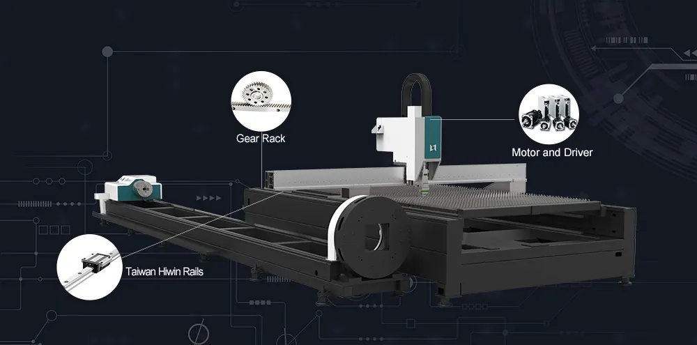 Lxshow long lasting fiber laser cutter manufacturer for Mild Steel Plate 6