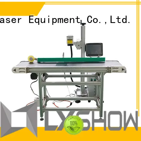 Lxshow long lasting fiber laser marking machine for packaging bottles 1