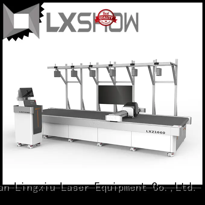 Lxshow reliable cloth cutting machine for bags materials 1