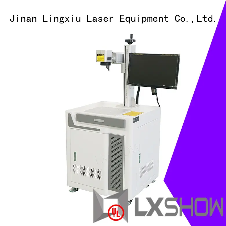 Lxshow efficient lazer marking factory price for Clock 1