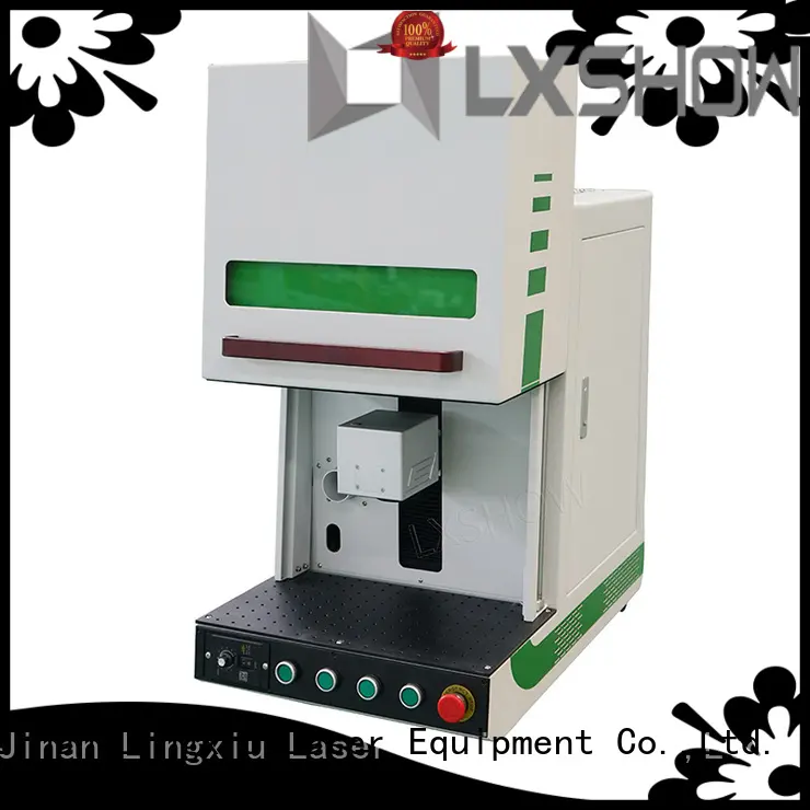Lxshow laser marking machine directly sale for packaging bottles 1