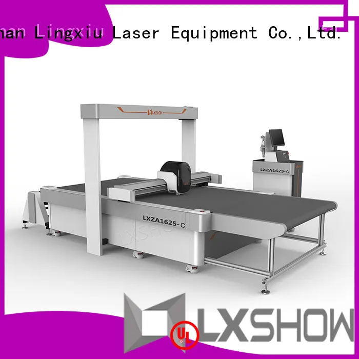 Lxshow fabric cutting machine promotion for rugs 1