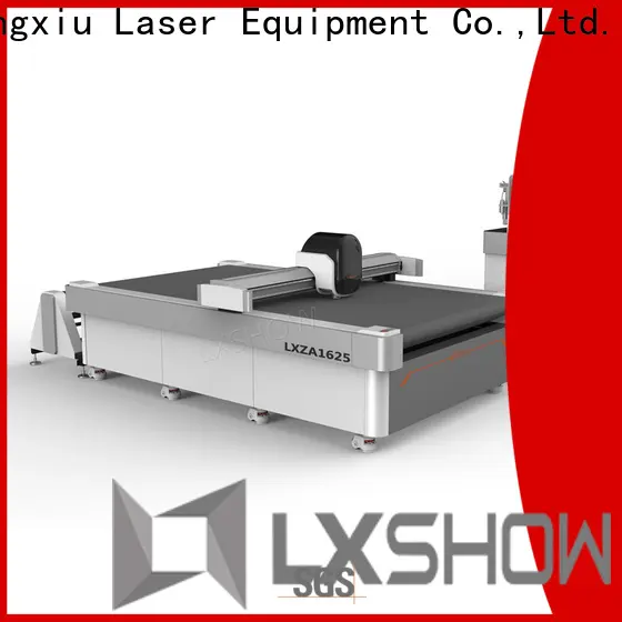 Lxshow cnc cutting machine promotion for bags materials 1